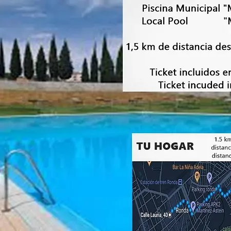 Tu Hogar 16 Pax Parking,piscina Y Desayuno Incluido Apartmán Ronda